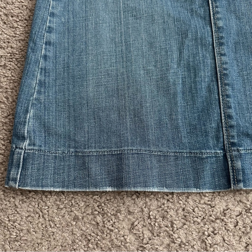 GAP Blue Denim A-Line Skirt - Picture 3 of 11
